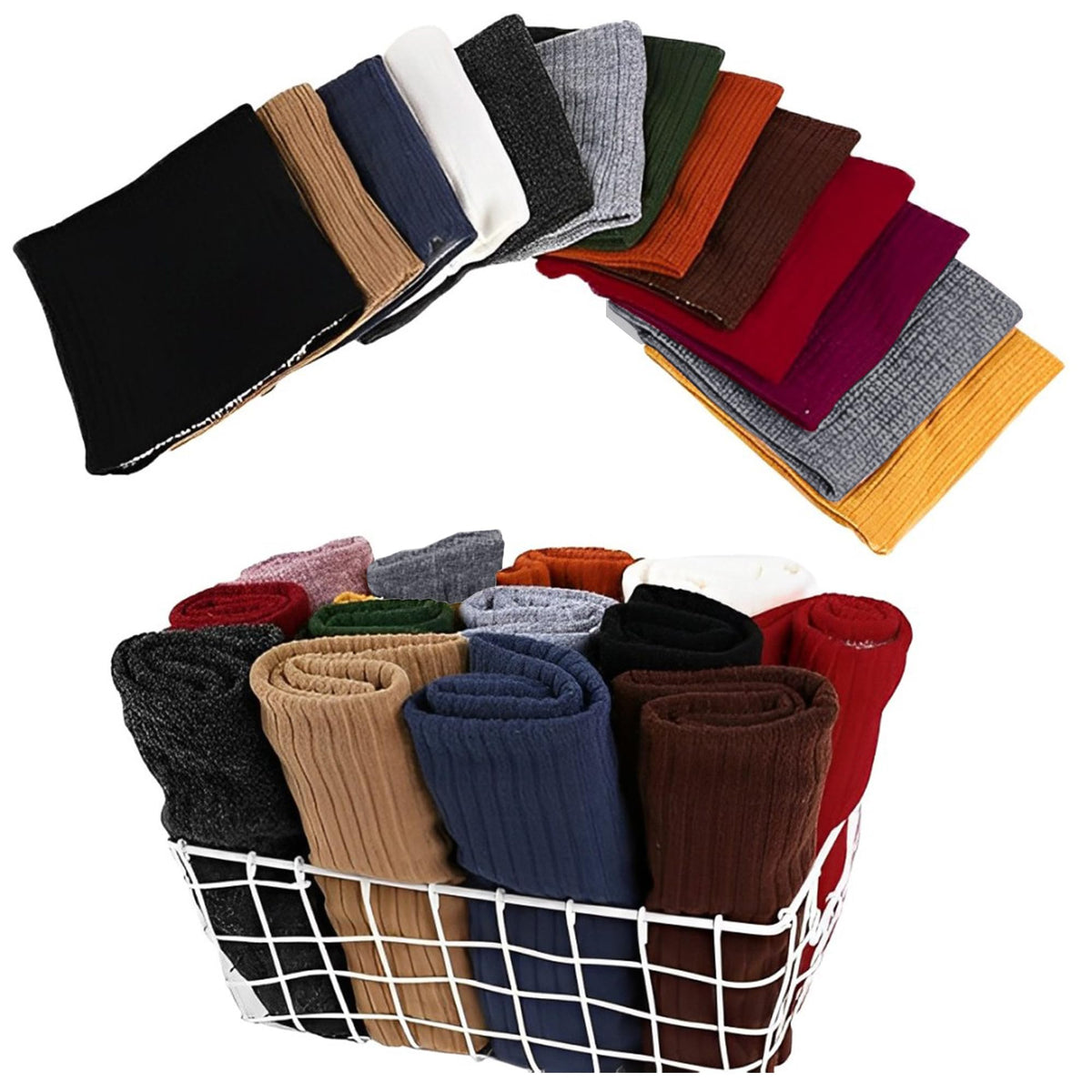 ehsbuy Fleece Neck Warmer Thermal Snoods Unisex Thick Winter Cold Weather Knitted Circle Scarf for Cycling Motocycle Sports