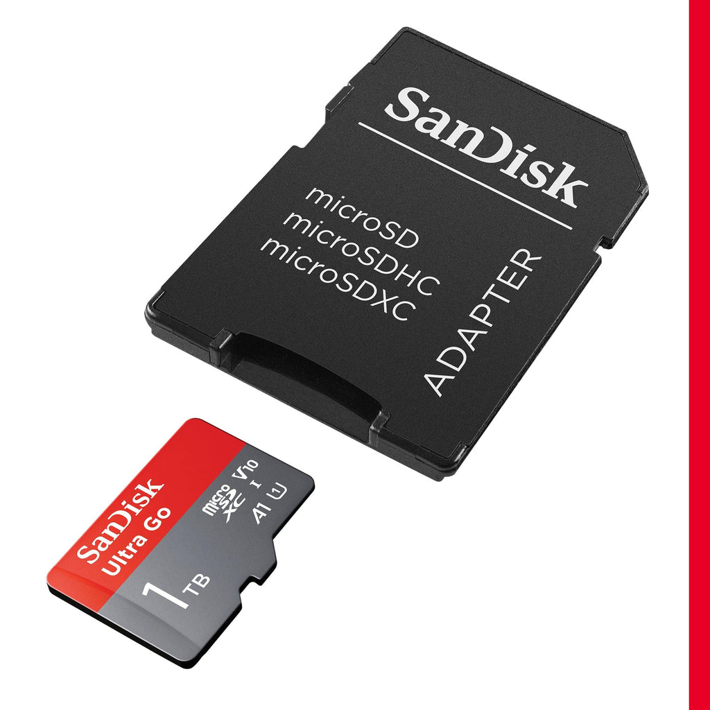 SanDisk 128GB Ultra microSDXC card + SD adapter, Memory card Full HD, up to 140 MB/s, For smartphones and Tablets, with A1 App Performance, UHS-I, Class 10, U1