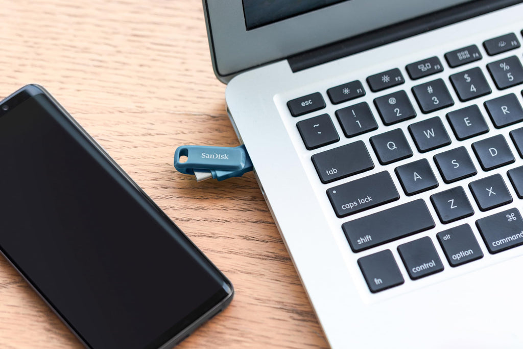 SANDISK Ultra Dual Drive Luxe 256GB, USB-C+USB-A, Up to 150MB/s Read Speeds