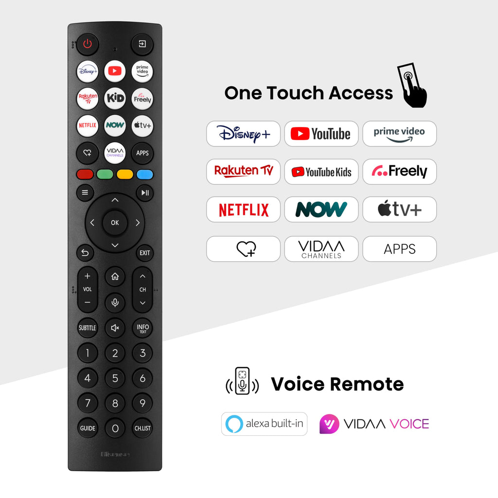 Hisense 55 Inch 55E6QTUK 4K Ultra HD Smart AI TV