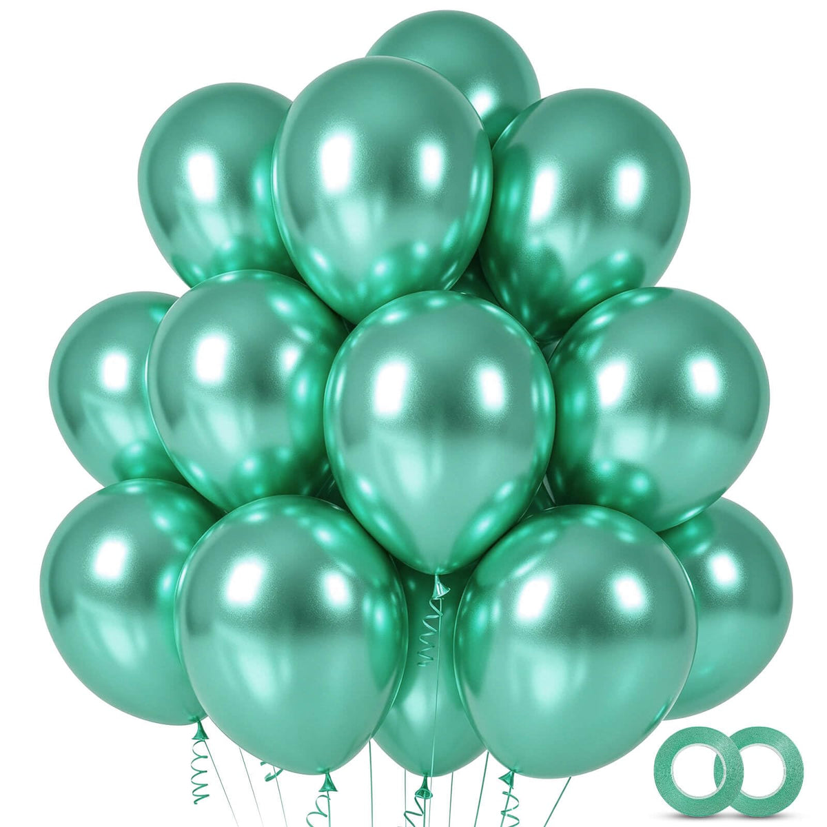 ASIYUHY Yellow Balloon 12 inch 100 Pack Thick Latex Helium Balloons