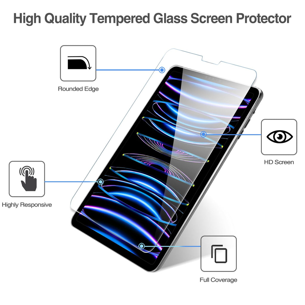 ProCase 3 Pack Screen Protector for iPad 9th 8th 7th Generation 10.2 Inch