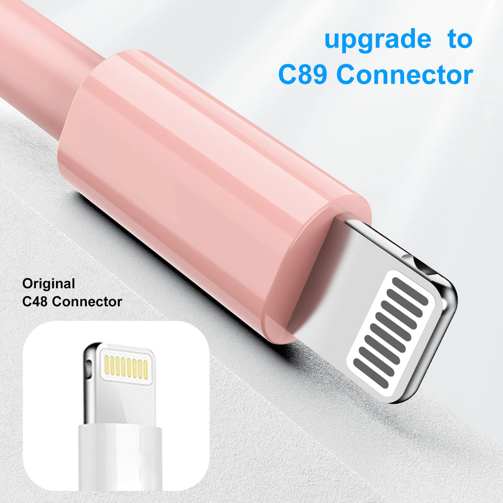 2 Pack Apple MFi Certified iPhone Charger Cable 2m, Apple Lightning to USB Cable Cord 2 metres Fast Charging A pple Phone Long Cable for iPhone13/12/12 mini/ 11/11Pro/Max/X/XS/XR/XS Max/8/7/6/iPad