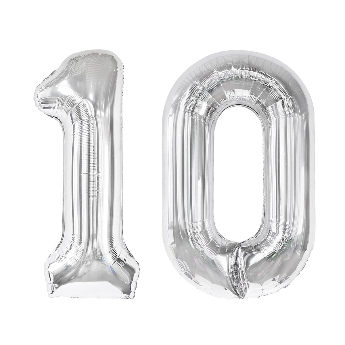 Laser Silver 6 Balloon - Number Balloon 40 Inch, 6th Hot Pink Decorations