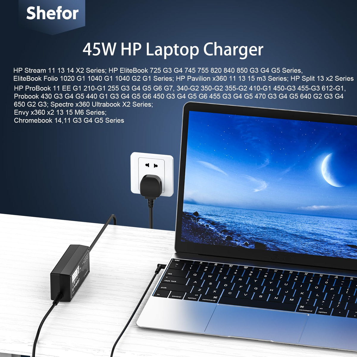 230W Laptop Charger Compatible With HP Omen OMEN Victus ZBook Fury Series
