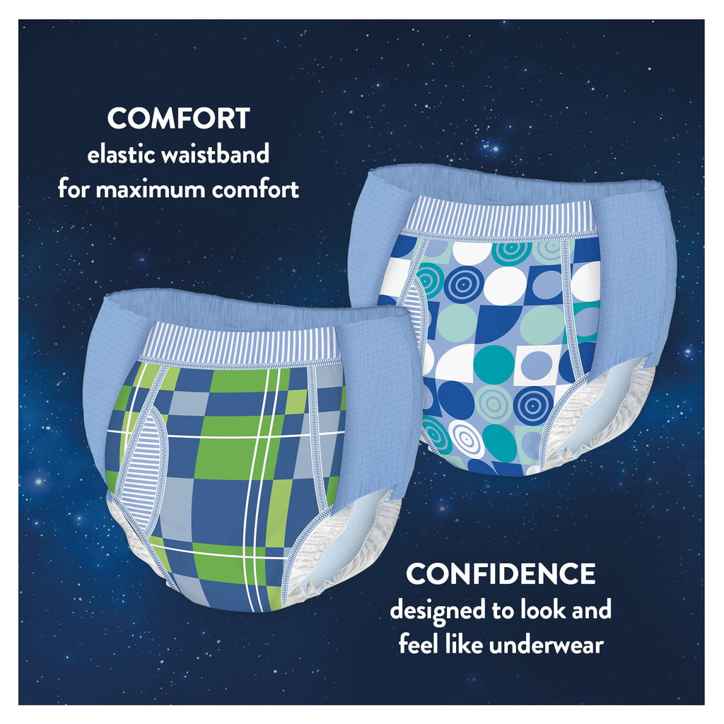 HUGGIES DryNites, Pyjama Pants, Boys 13+ Years (48-60KG), 33 x Bedwetting Pants, Up to 100% Leak Free Nights