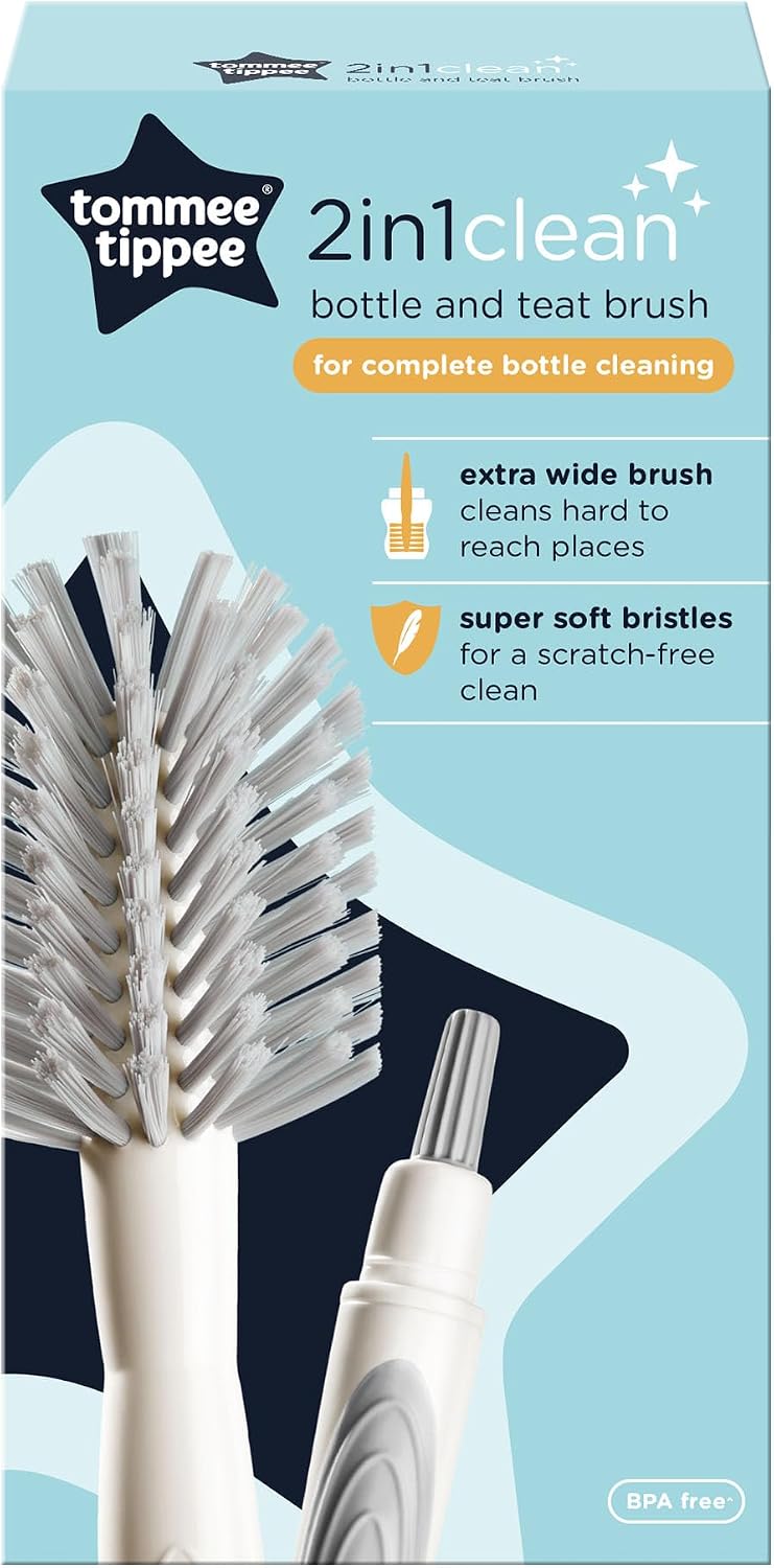 Tommee Tippee Closer to Nature 2-in-1 Baby Bottle Brush