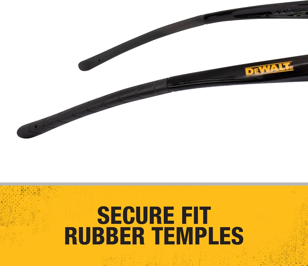 DEWALT Auger DPG101 Safety Eyewear Black/Clear