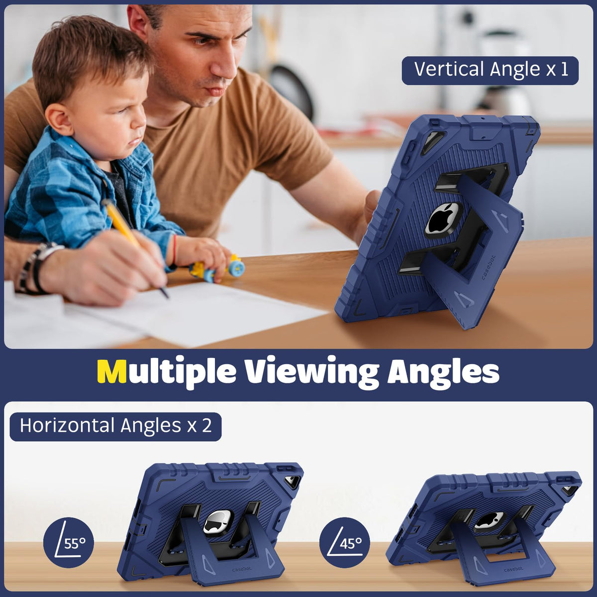 FINTIE Kid-Friendly Case for iPad 9th / 8th / 7th Generation 10.2 Inch