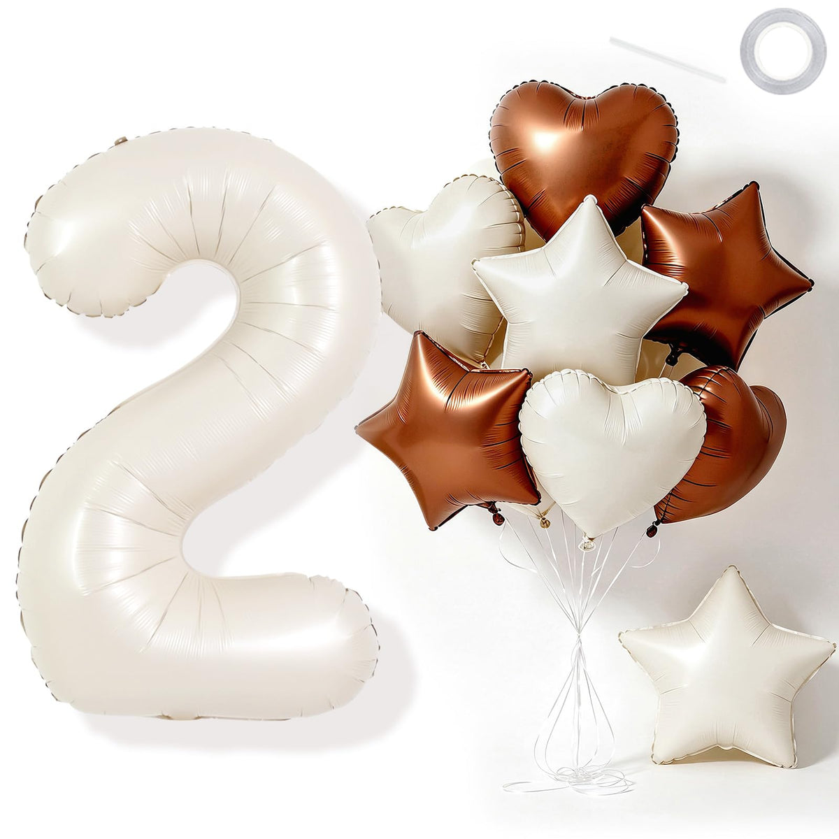 TONIFUL 40 Inch Pastel Purple Number 1 Balloon – Big Lilac Mylar Foil Number Balloons for Anniversary Girl's 1st Birthday, Lavender Gender Neutral Baby Shower, Butterfly Theme Party Decorations