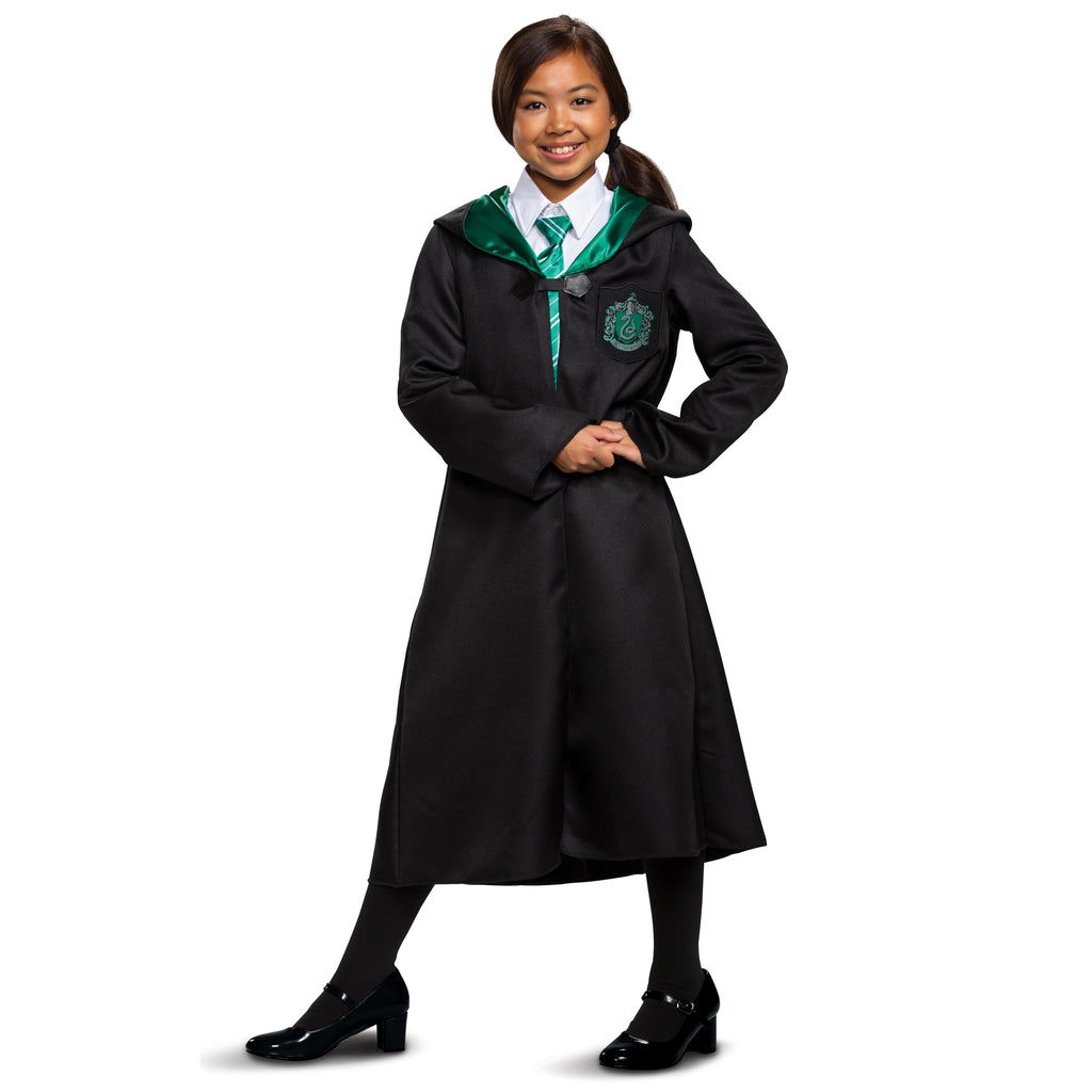 Harry Potter Slytherin Robe, Official Wizarding World Costume Robes, Classic Kids Size Dress Up Accessory, Child Size (4-6)