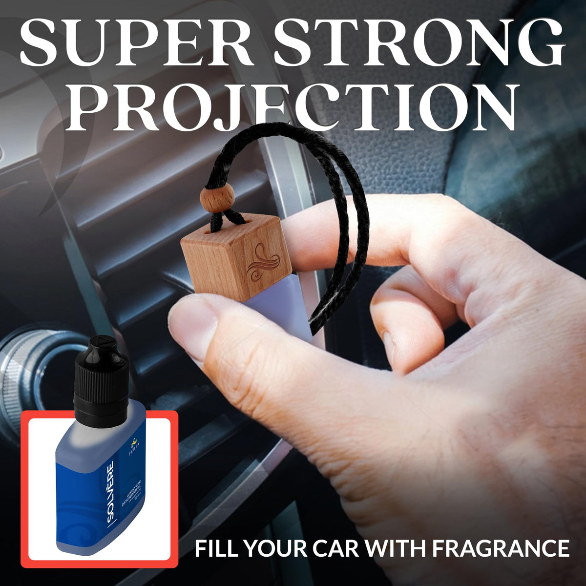Car Air Freshener for Men - Suvage Inspired Perfume Diffuser Home by Perfa