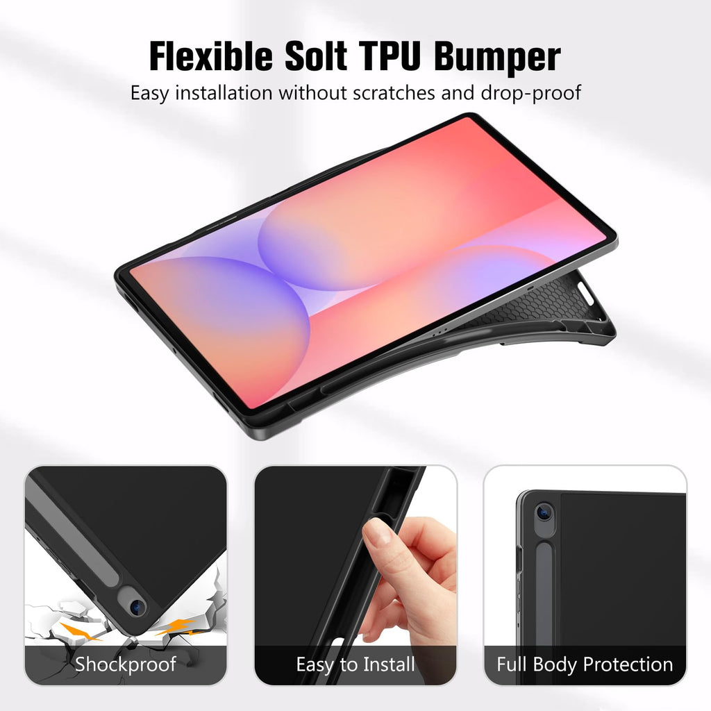 ProCase for Galaxy Tab S10 Lite/S10 FE/S9 FE 10.9" with S Pen Holder -Green