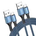 Micro USB Cable 2M 2PACK Android Charger Cable Fast Charging Cable Nylon Micro USB Charger cable Samsung Galaxy S7 Edge S6 S5 J7 J5 J6 J3 Note A6 A10,Sony,LG,Kindle,Xbox,PS4,Tablets,Nexus,Sony