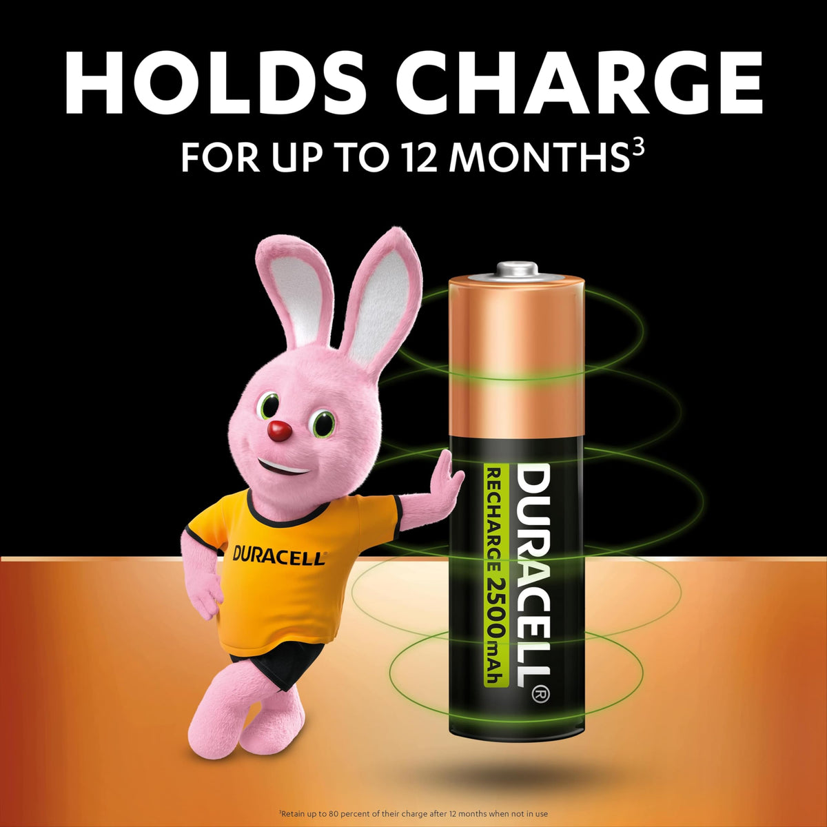 DURACELL AA Rechargeable Batteries (4 Pack) 1.2V, 1300 mAh NiMH