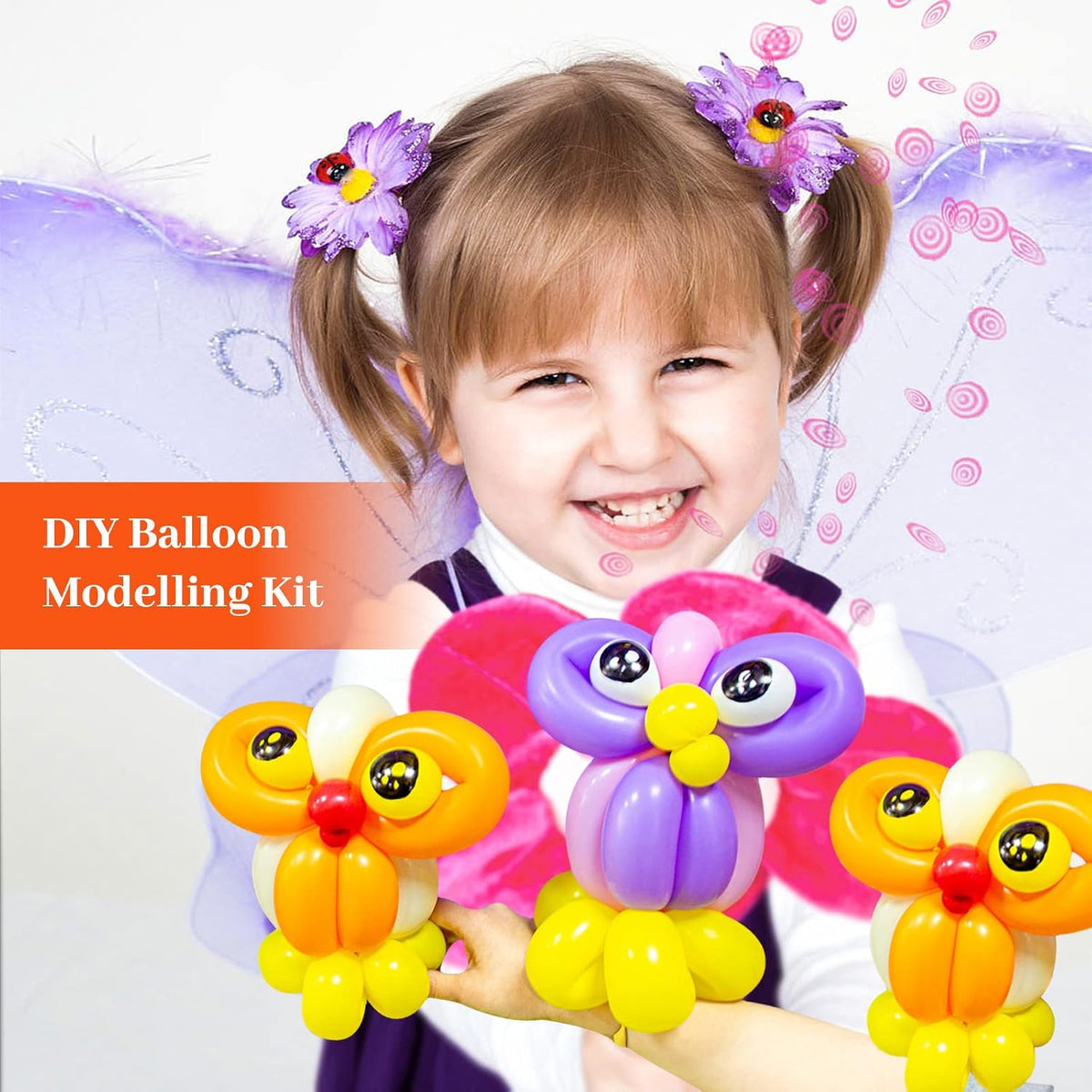 100Pcs clear 260 Balloons Clear Long Skinny Latex Balloon for Animal Ballons, Premium Quality Balloons for Beginners Baloons Making Kid's Carnivals Party Decoartion