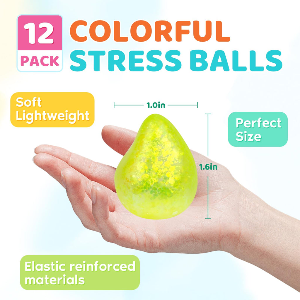 8 Pack Stress Cube ,Slow Rising Stress Balls for Adults