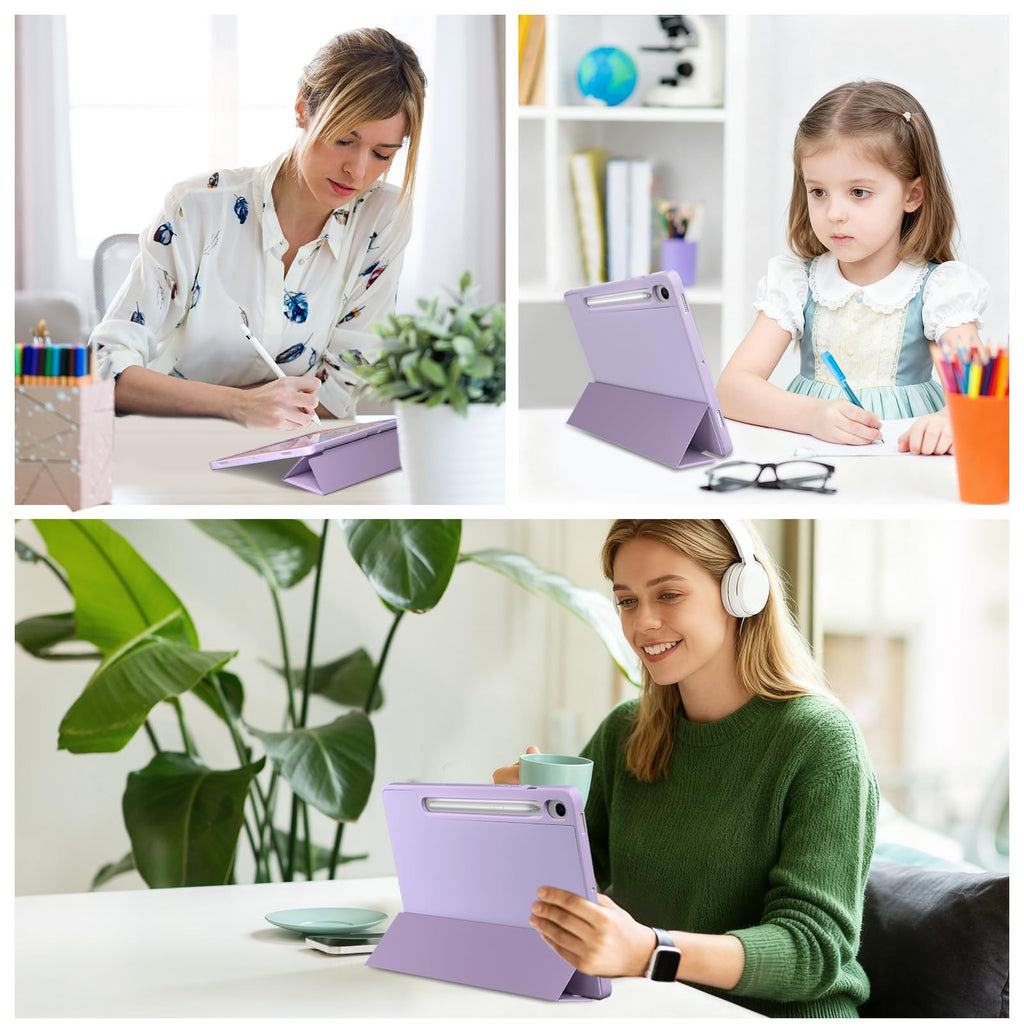 ProCase for Galaxy Tab S10 Lite/S10 FE/S9 FE 10.9" with S Pen Holder -Green