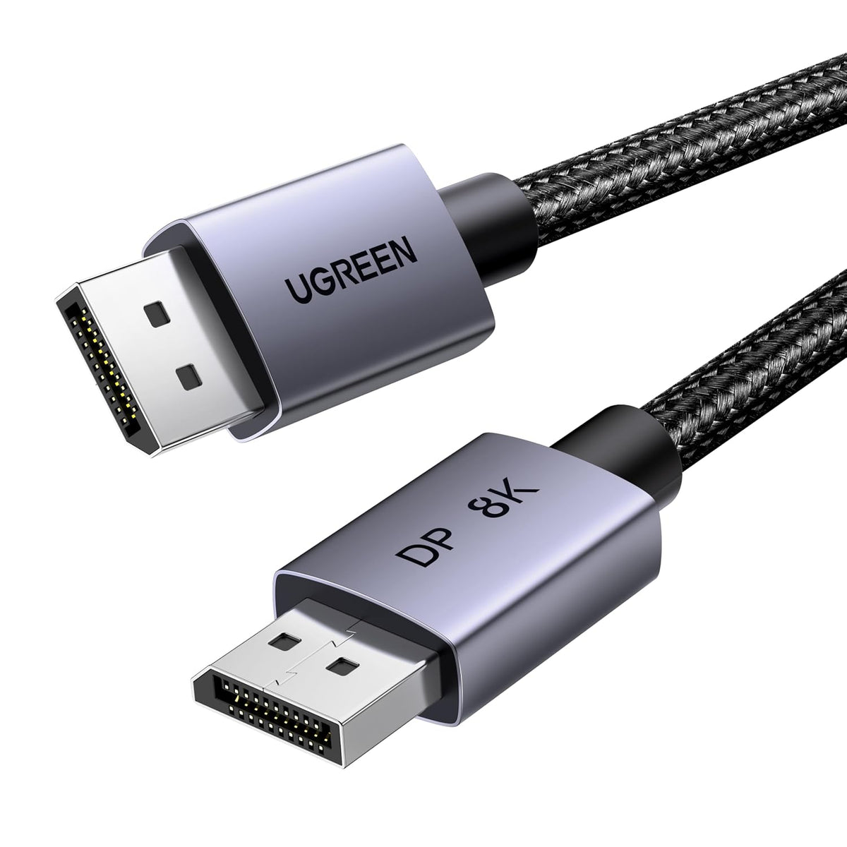 UGREEN DisplayPort Cable 8K@60Hz 5M [VESA Certified] Braided DP 1.4 Display