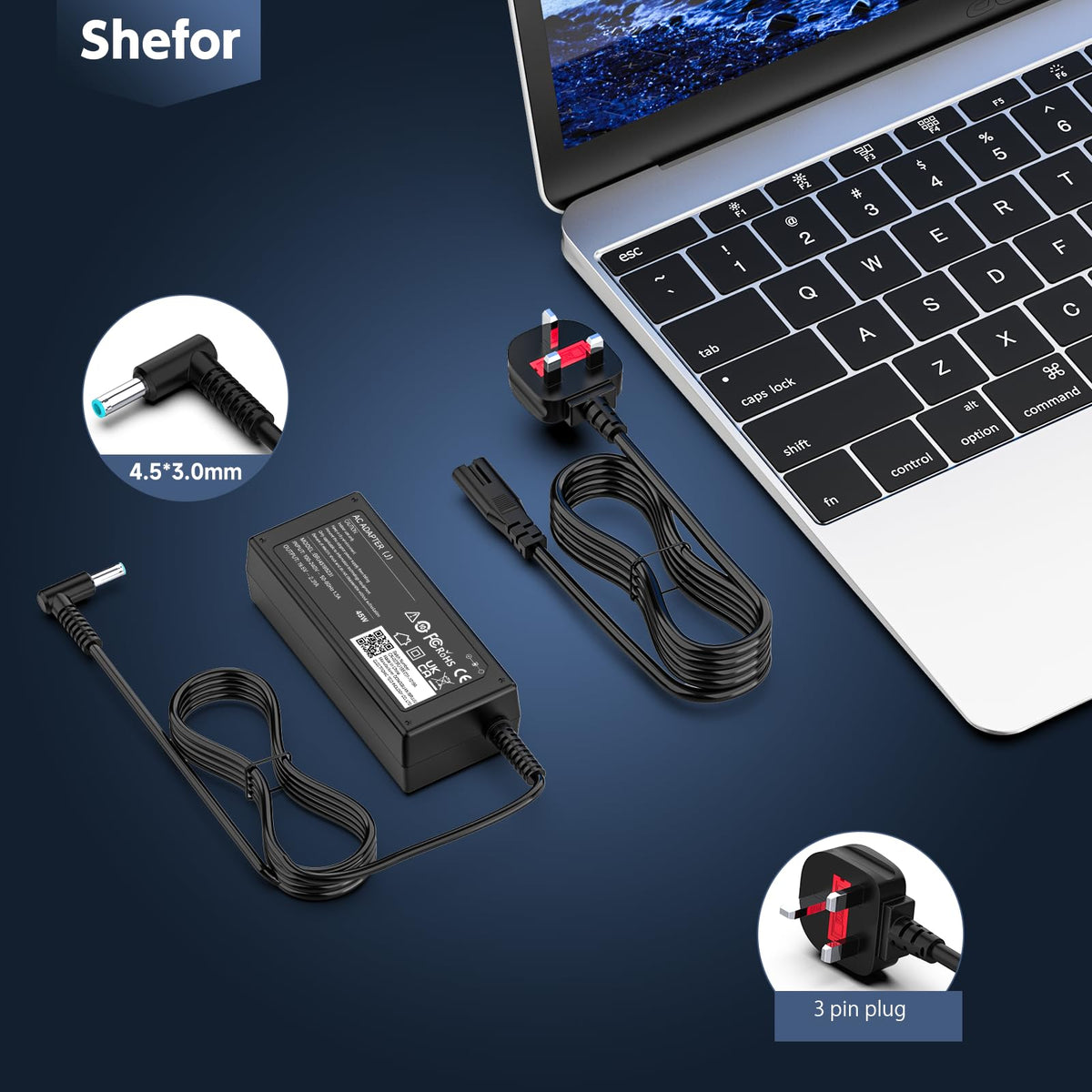 230W Laptop Charger Compatible With HP Omen OMEN Victus ZBook Fury Series
