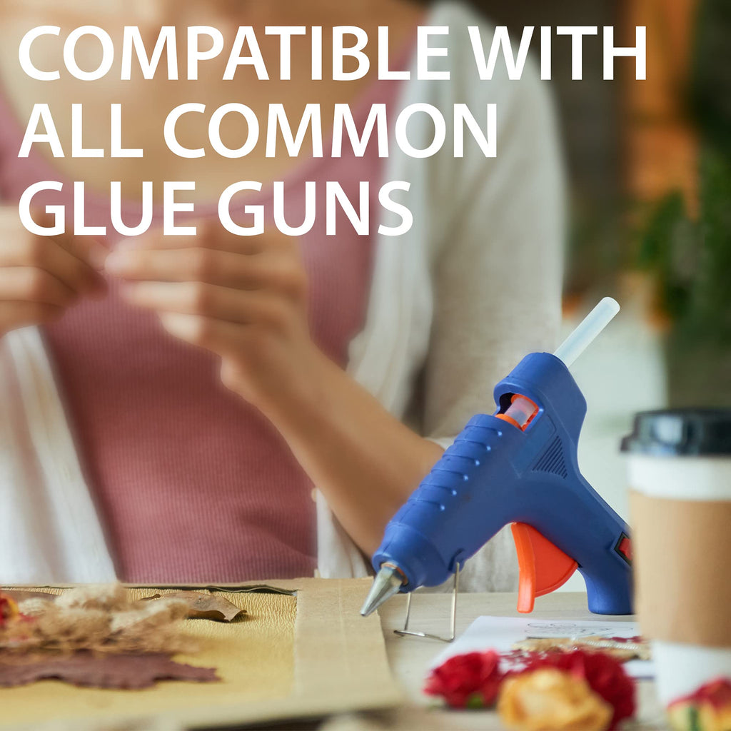 ANSIO Hot Glue Sticks for Hot Glue Gun, SGS Approved, 50 pcs - 7mm x 100mm