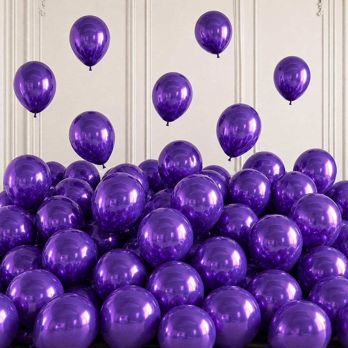 Togvu Black Balloons, 50Pack 5 Inch Small Mini Black Latex Party Balloons