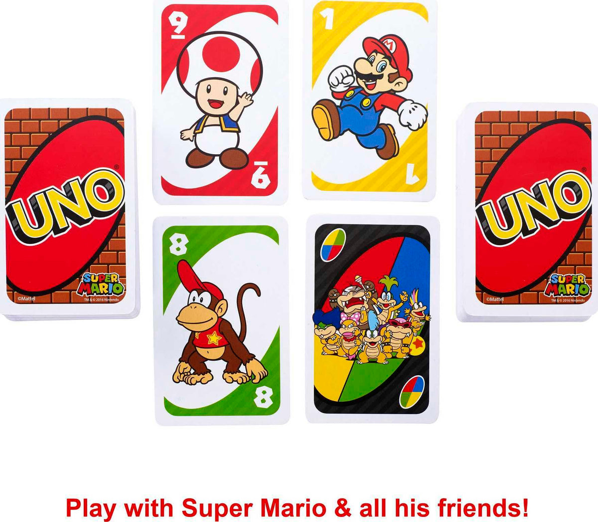 Mattel Games UNO Minecraft Card Game with Storage Tin,Ages 7+