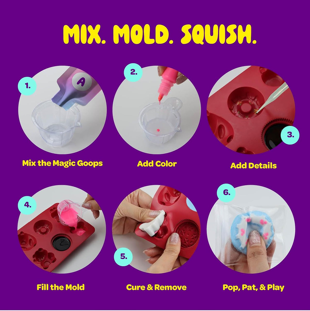 Taba Squishy Making Kit for Kids - Squishies Craft Kits - Gifts for Girls