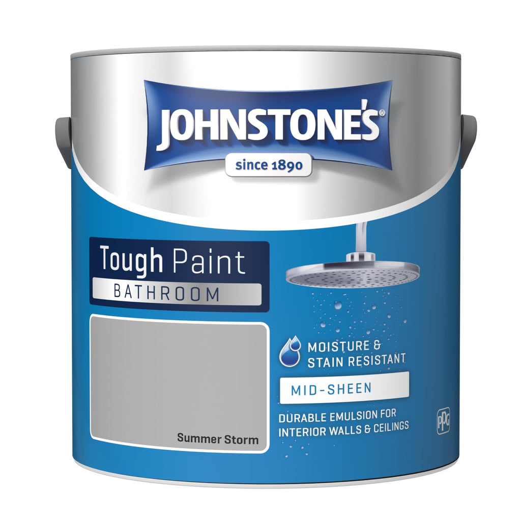 Johnstone's - Bathroom Wall & Ceiling Paint - Pure Brilliant White - 2.5L