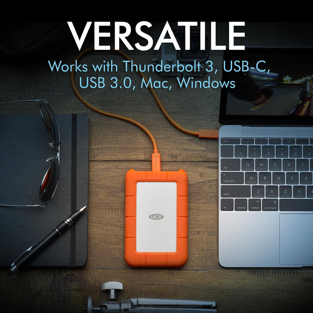 LaCie 2TB Rugged Secure | USB-C (STFR2000403)