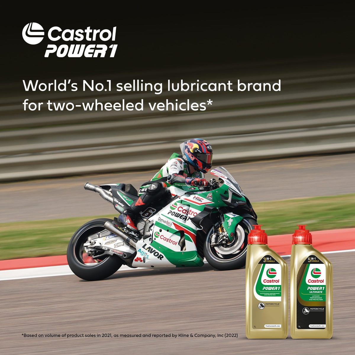 Castrol POWER1 4T 10W-40 Motorcycle Oil, 4L