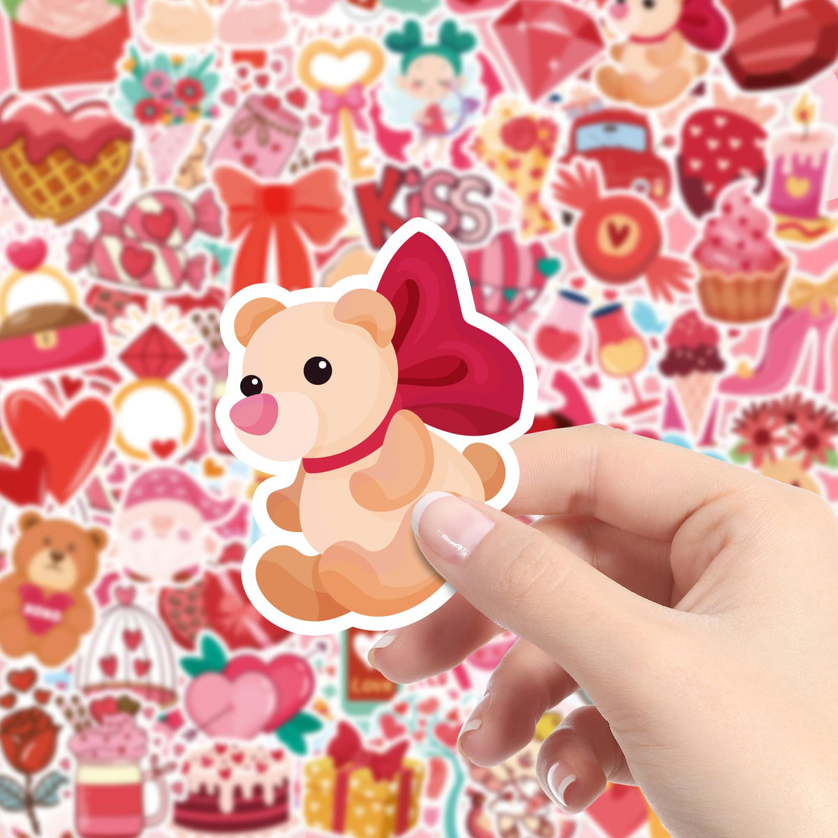 Stickers for Kids - 100 PCS Cute Animal Stickers | Water Bottle Scrapbook Stickers for Toddlers - Stocking Stuffers Party Supplies Favors Teacher Prizes Rewards Gifts for Teens Classroom