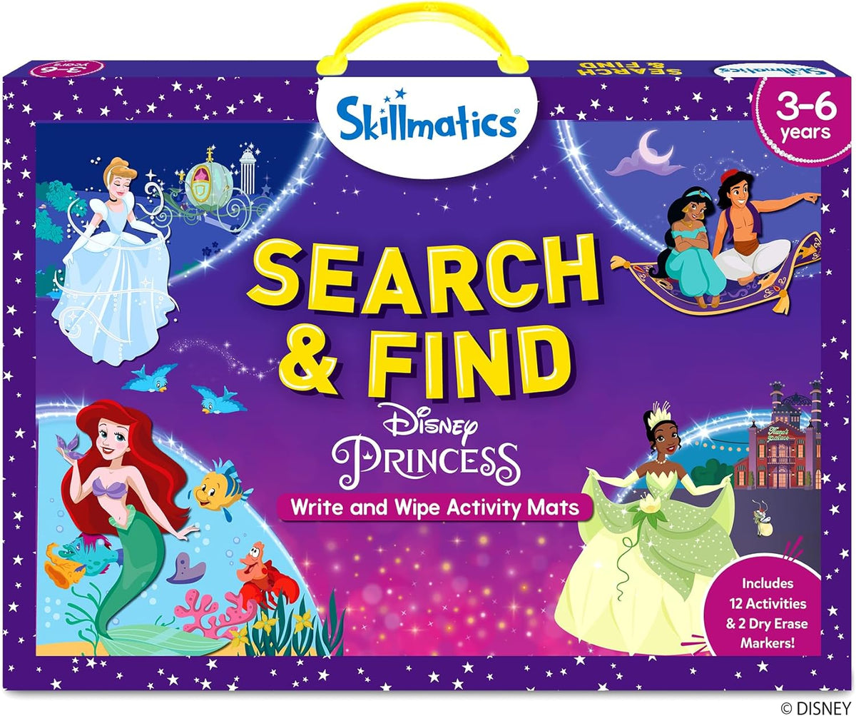 Skillmatics Search and Find – Disney Princess, Christmas Gift for Kids