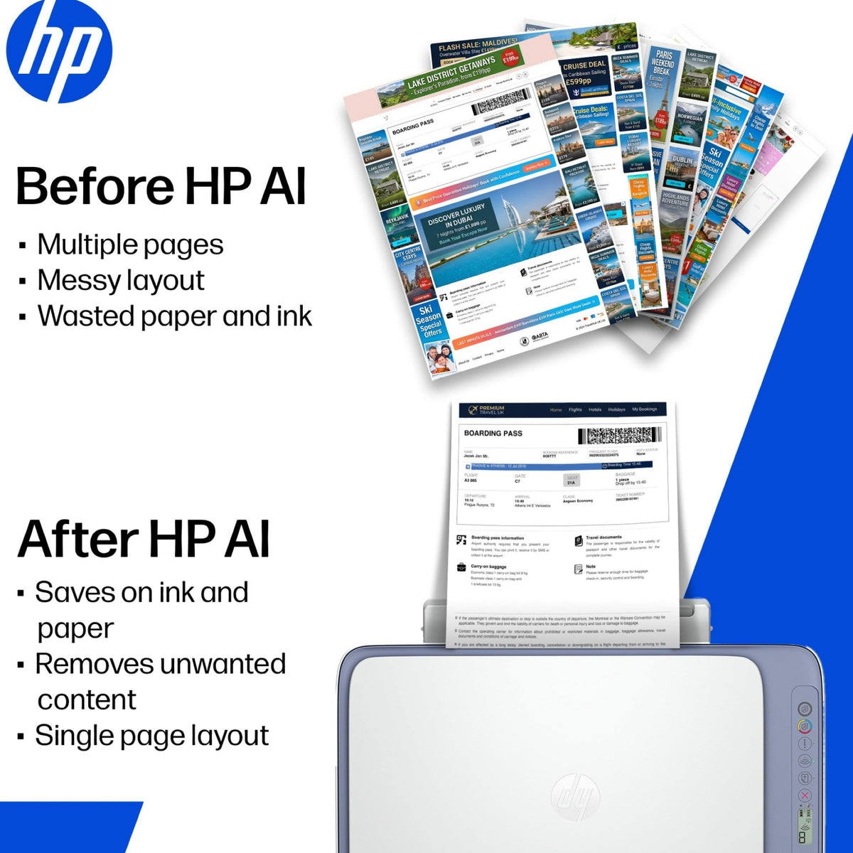 HP DeskJet 2921 All In One Printer | Colour | Wireless | Easy Setup & Reliable Wi-Fi | 3 months free Instant Ink Included | Print, Scan & Copy