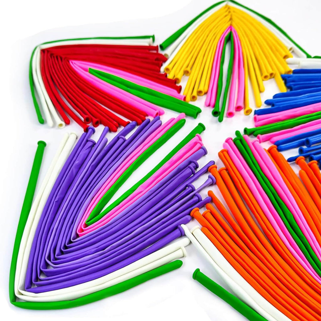 ASIYUHY 260 Balloons Clear Long Balloons 100 Pack Twisting Animal Balloon