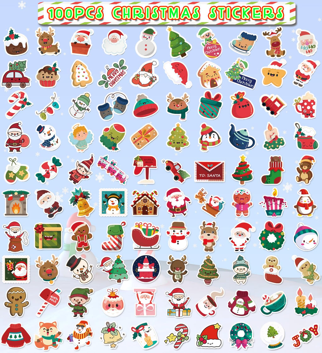 Halloween Party Favors, Halloween Stickers,100PCS Vinyl Waterproof Stickers