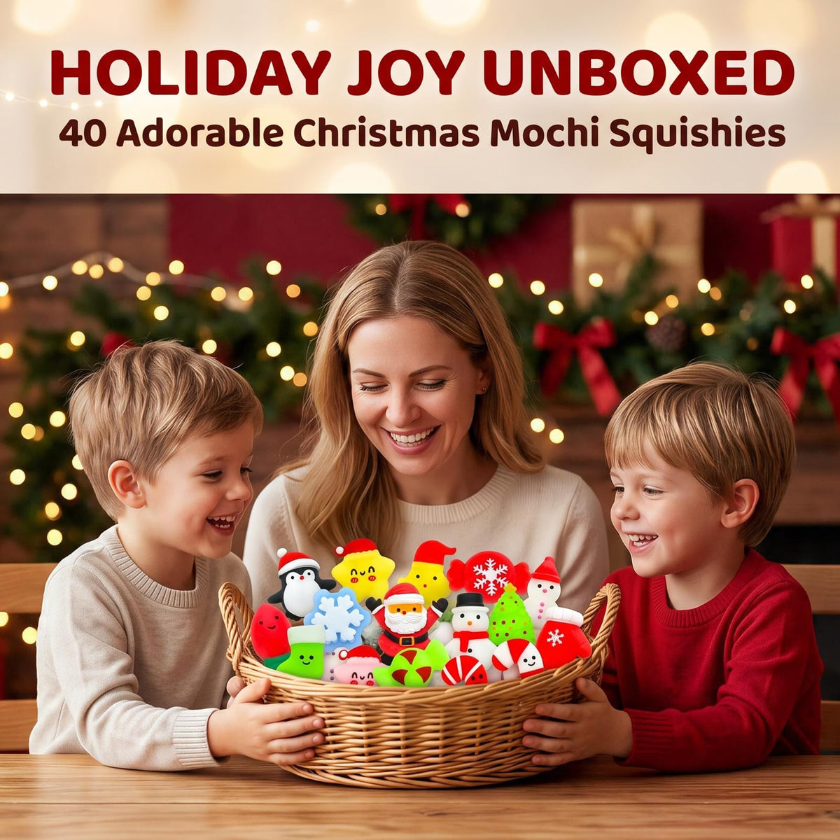 80 Pcs Party Favors for Kids 4-8, Kawaii Squishies Mochi Squishy Toys Bulk