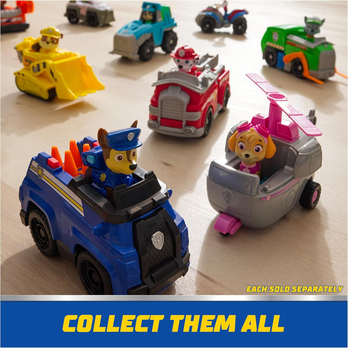 Paw Patrol, Skye’s Helicopter, Toy Vehicle with Collectible Action Figure