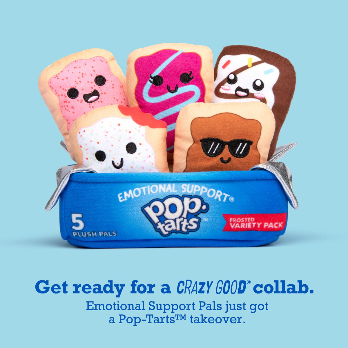 Emotional Support Pals Cheez-It, Cute Stuffed Animals by Relatable