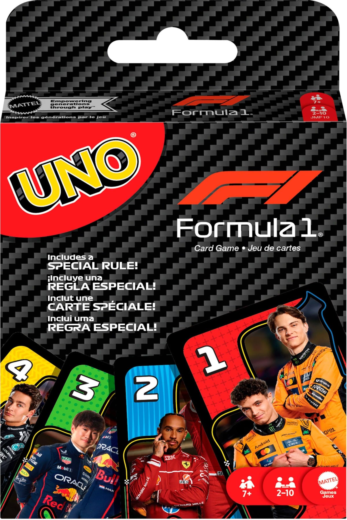 Mattel Games UNO Minecraft Card Game with Storage Tin,Ages 7+