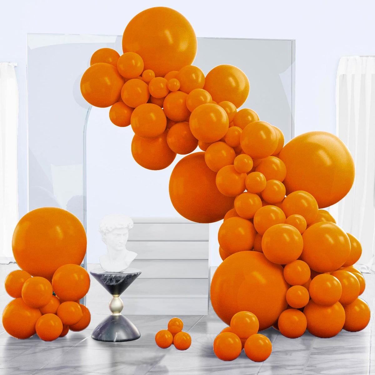 PartyWoo Dark Purple Balloons 120pcs Royal Purple Color Different Sizes