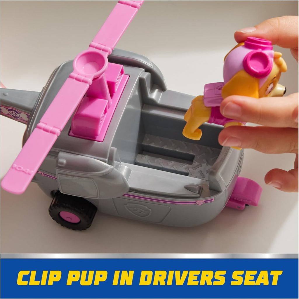 Paw Patrol, Skye’s Helicopter, Toy Vehicle with Collectible Action Figure