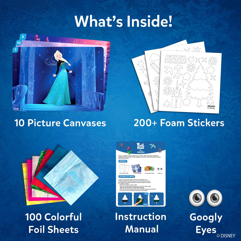 Skillmatics Foil Fun Disney Princess, Foil Art & Craft Kit, Christmas Gift