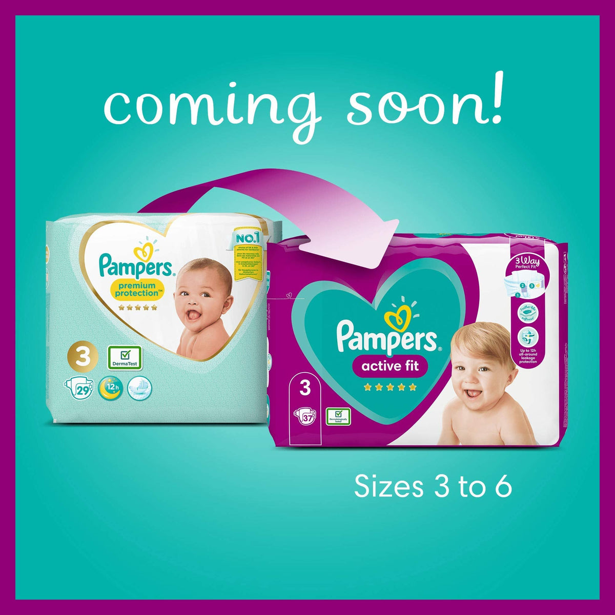 Pampers Premium Protection Nappies Size 4