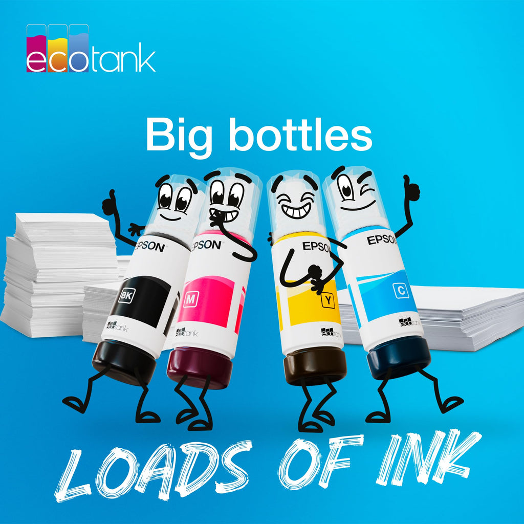 Epson EcoTank 104 Black Genuine Ink Bottle, Amazon Dash Replenishment Ready