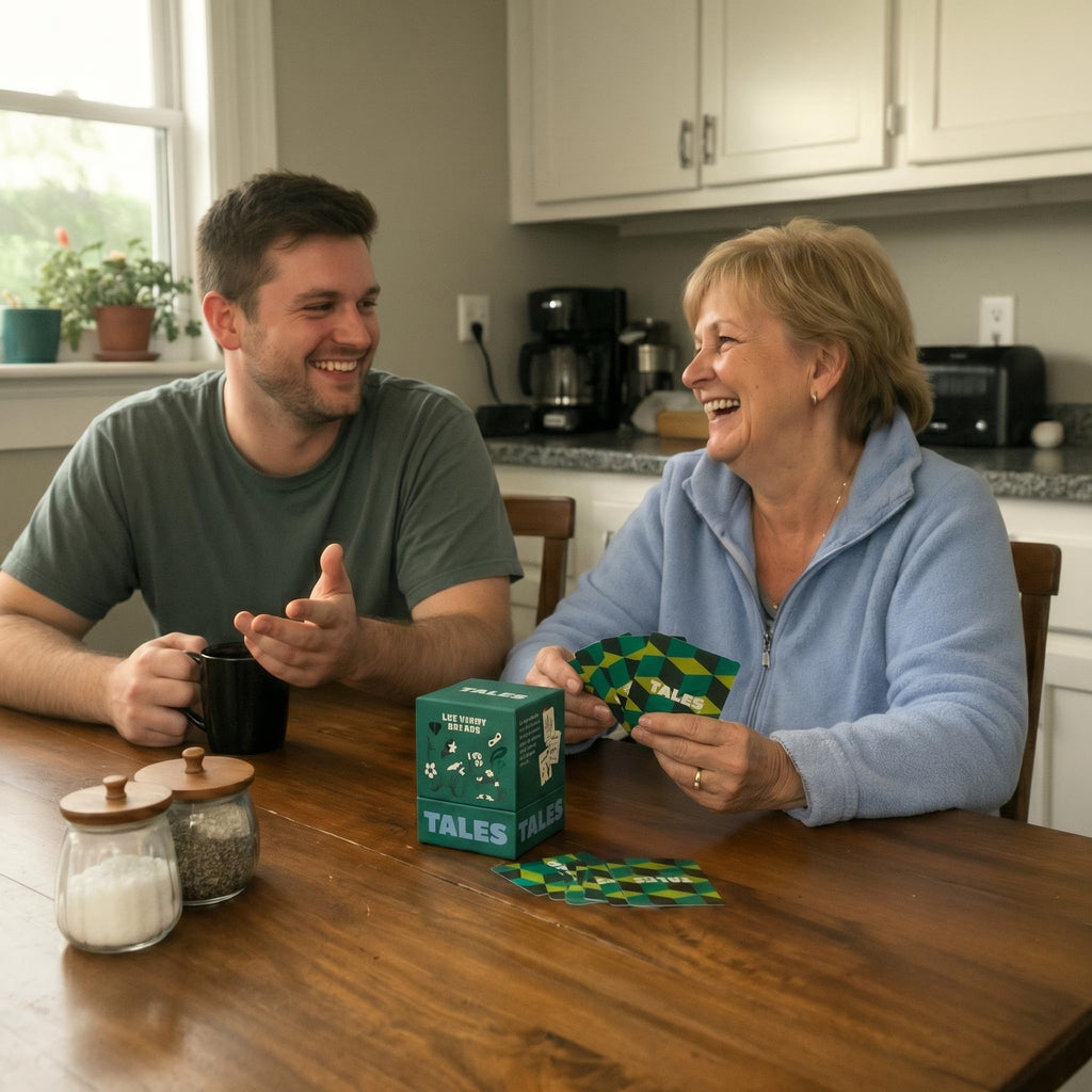 TALES 150 Conversation Cards, Family Edition, Create Meaningful Connections