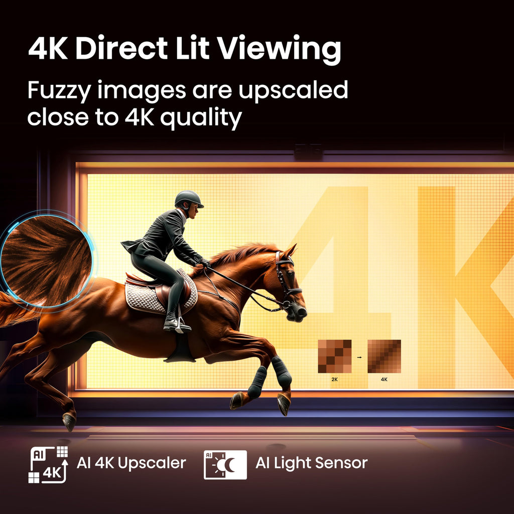 Hisense 55 Inch 55E6QTUK 4K Ultra HD Smart AI TV