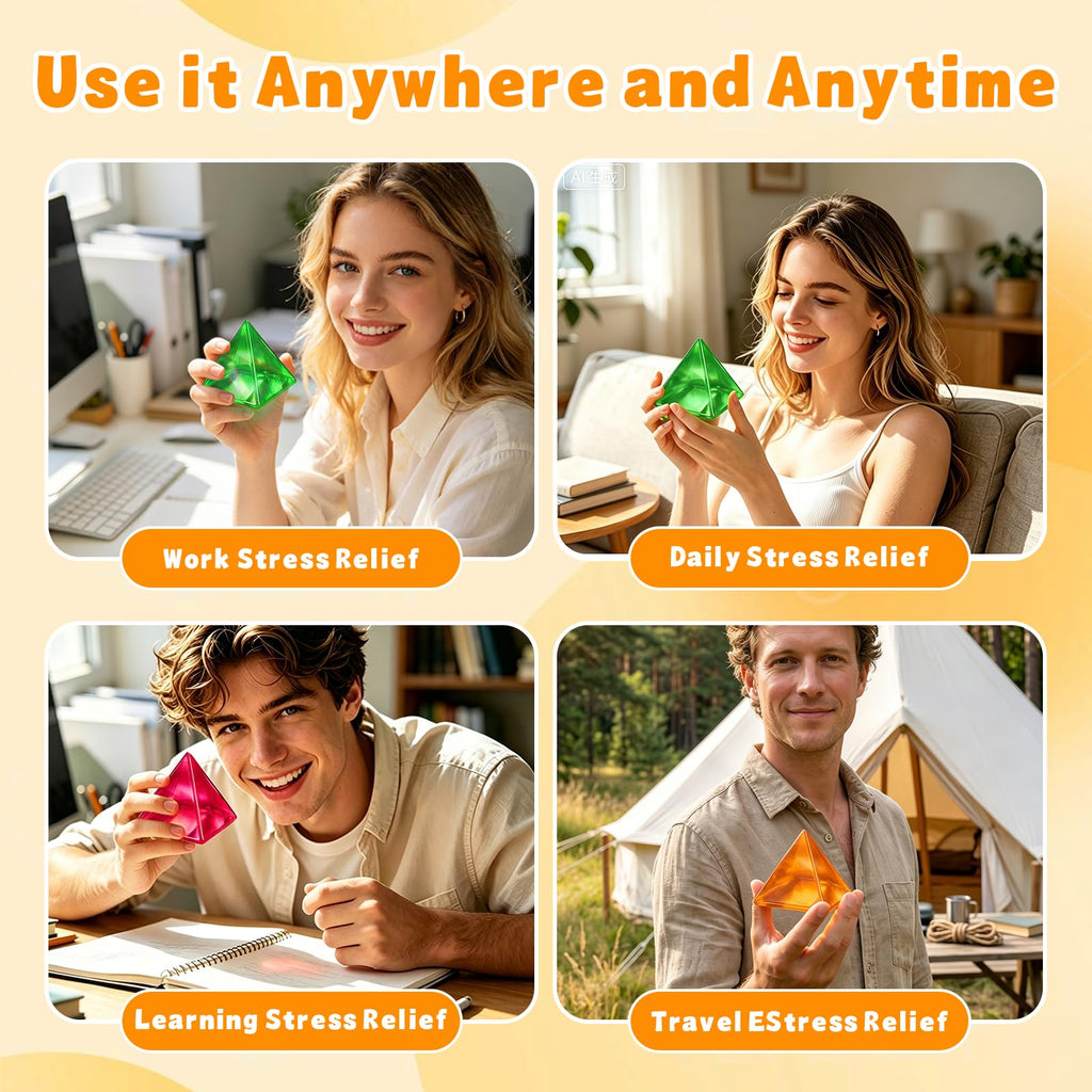 3pc Stress Balls for Adults, Squishy Ball Sensory Textured Memory Gel Fidget Toys for Kids/Adults Hand Exercises, Valentines Day Party Favors Anxiety Relief Squeeze Ball(1.80“)
