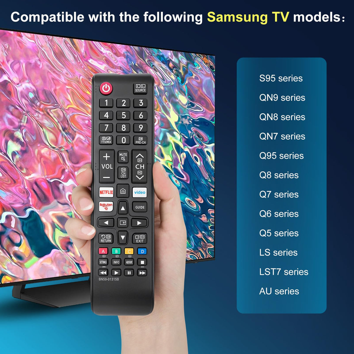 Universal Replacement for LG Smart TV Remote