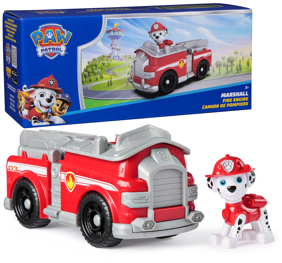 Paw Patrol, Skye’s Helicopter, Toy Vehicle with Collectible Action Figure